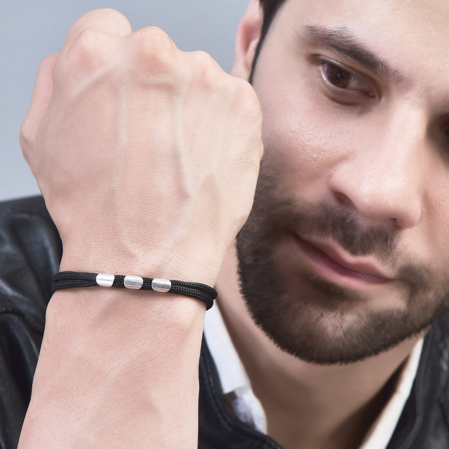 MEN - Your Way 92.5 Silver Reversible Bracelet