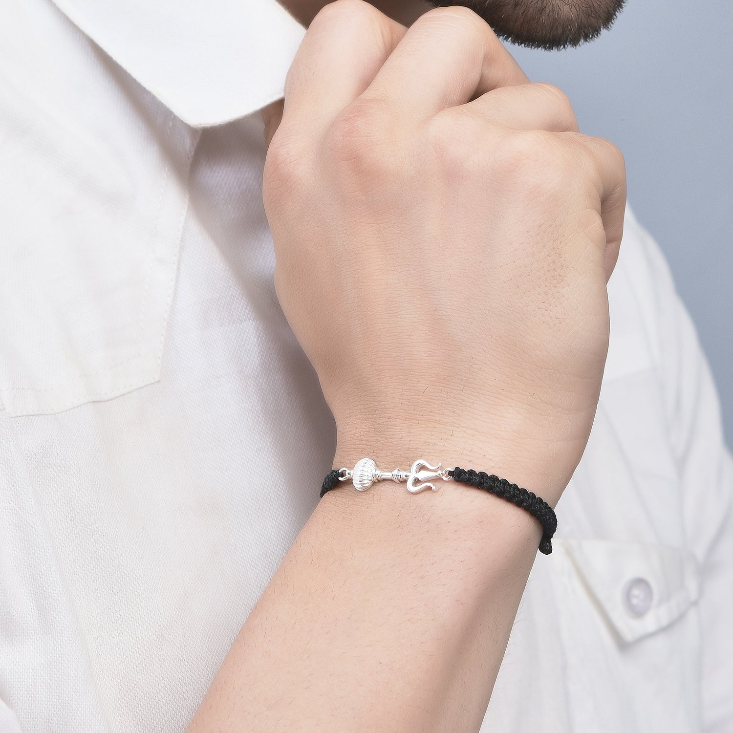PREORDER - MEN - Shivastra 92.5 Silver Bracelet