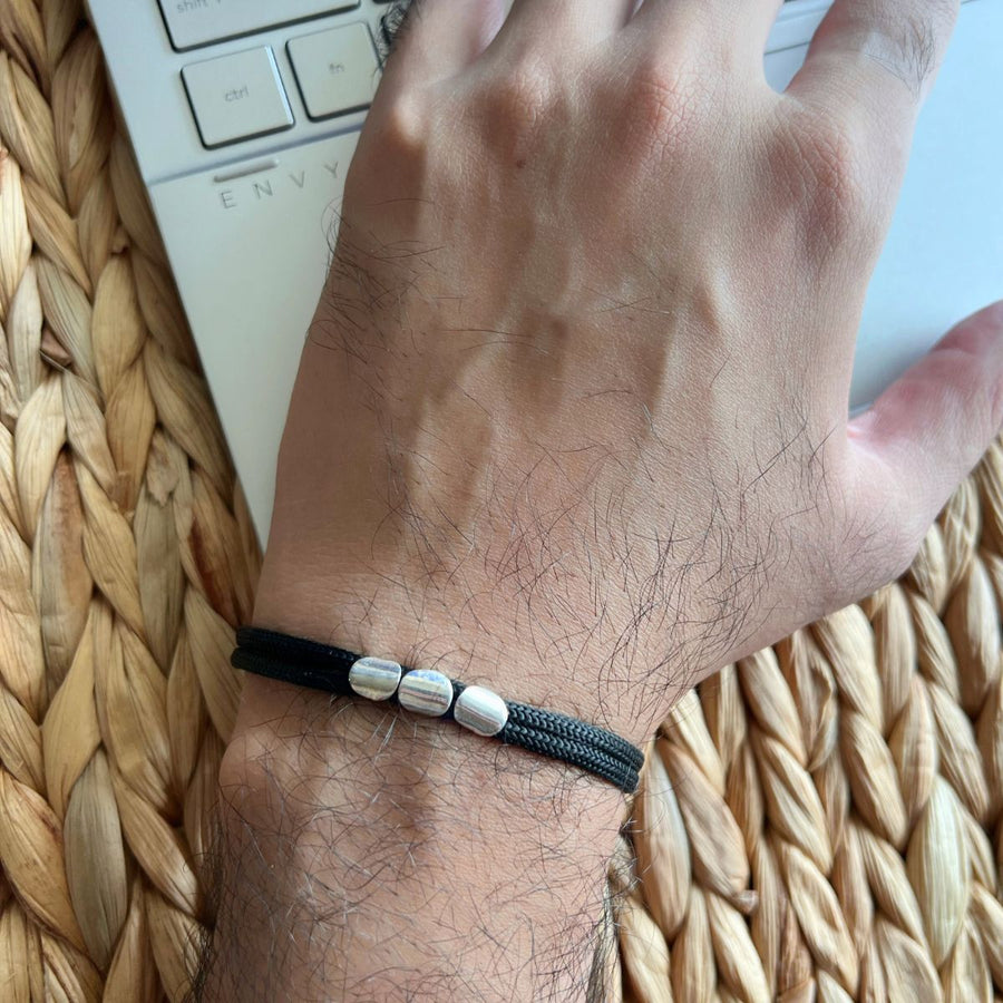 MEN - Your Way 92.5 Silver Reversible Bracelet