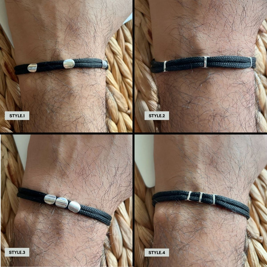 MEN - Your Way 92.5 Silver Reversible Bracelet