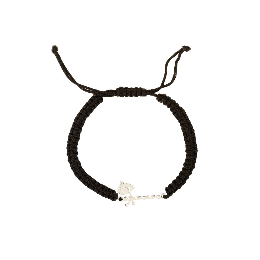 PREORDER  - MEN - Thakur ji Bansuri 92.5 Silver Bracelet