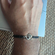 MEN - Shubh Om Ganesha 92.5 Silver Bracelet
