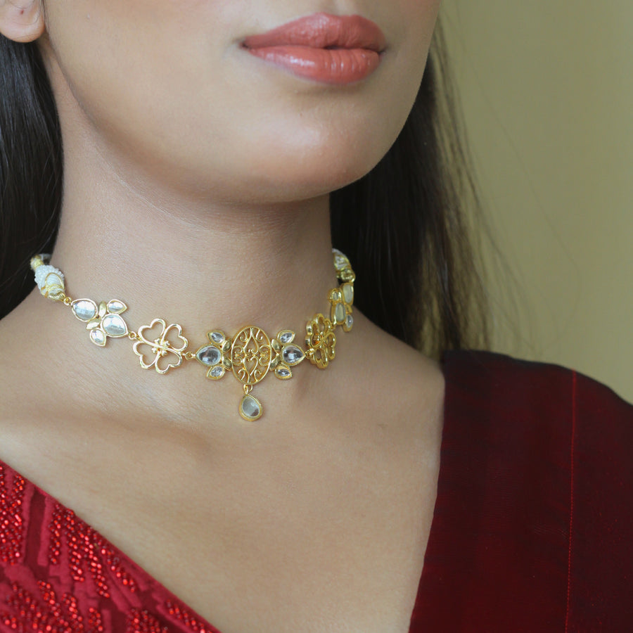 Sitara Choker Art Deco Necklace