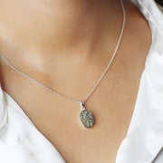 NECKLACE - Pyrite Natural Form 92.5 Silver Necklace