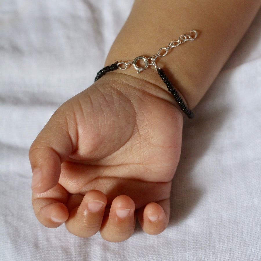 KIDS - (Pair) Ek Onkar Kids 92.5 Silver Bracelets