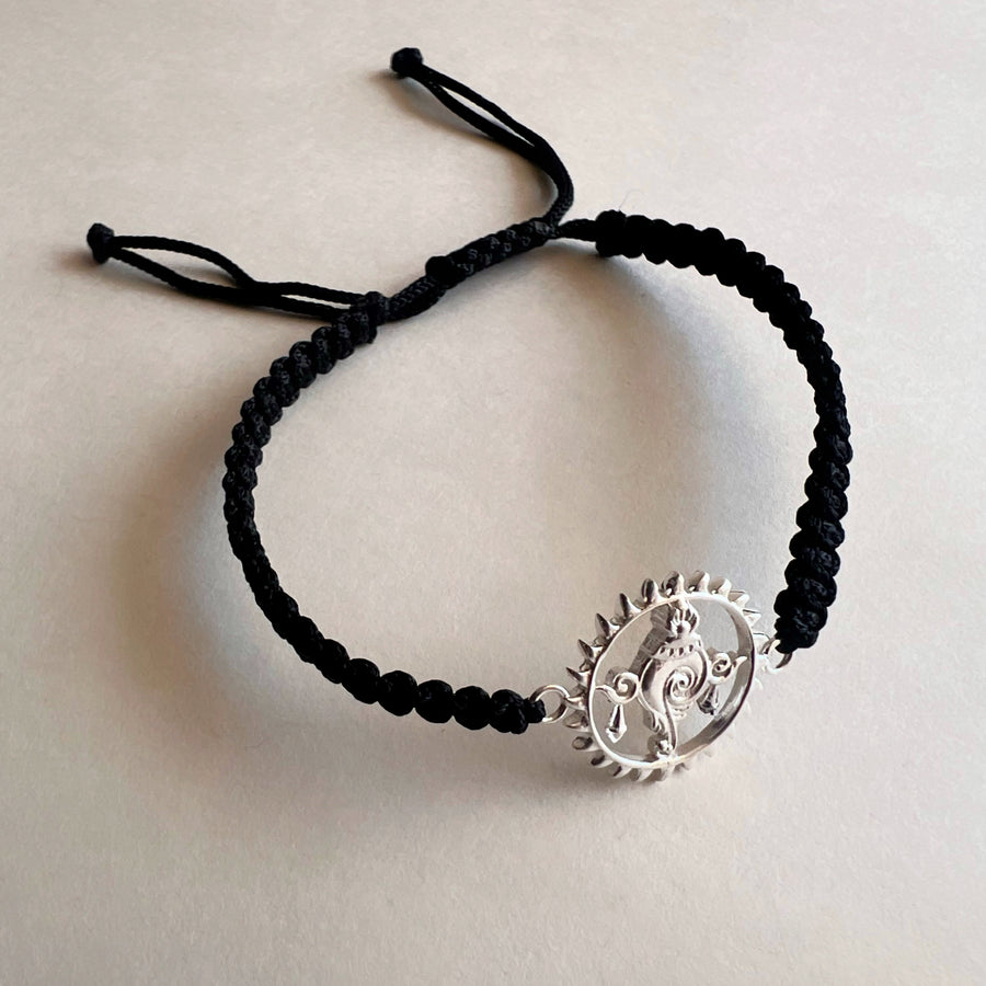 MEN - Shankh Blessings – 92.5 Silver Bracelet