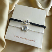 COUPLE - Shubh Om Ganesha 92.5 Silver Bracelets