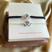 COUPLE - Shubh Om Ganesha 92.5 Silver Bracelets