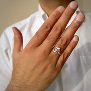 PREORDER - MEN - OM Ring 92.5 Silver