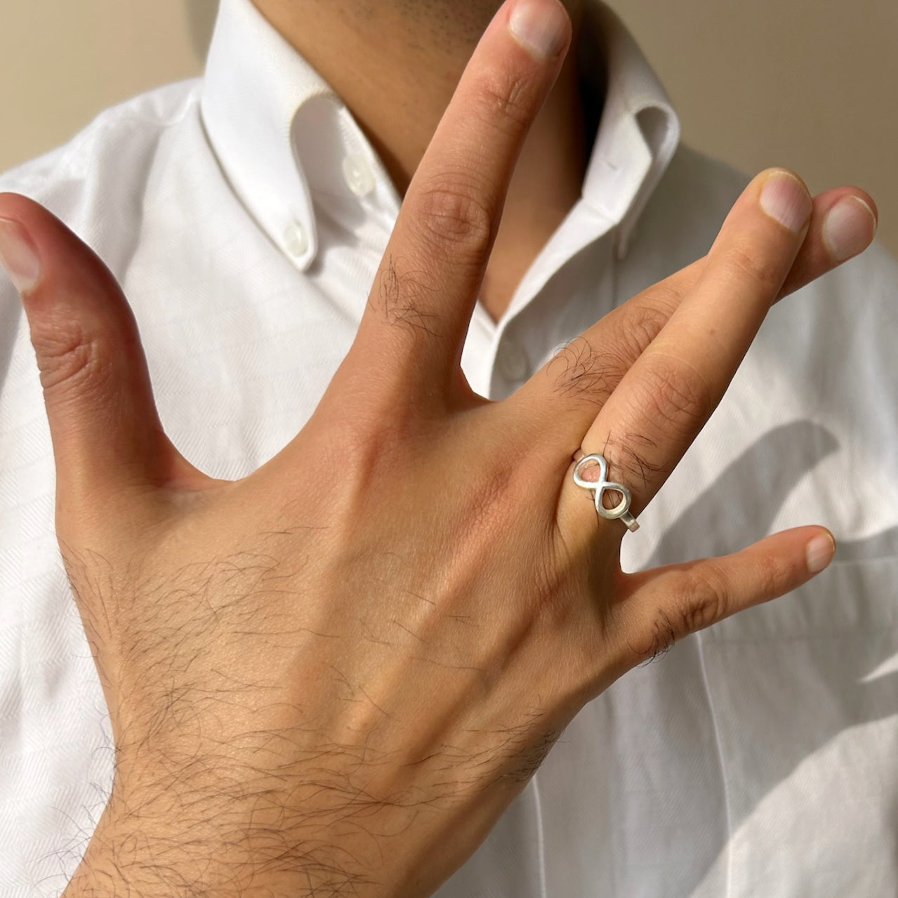 MEN RING Infinity Ring Silver – Amaltaas