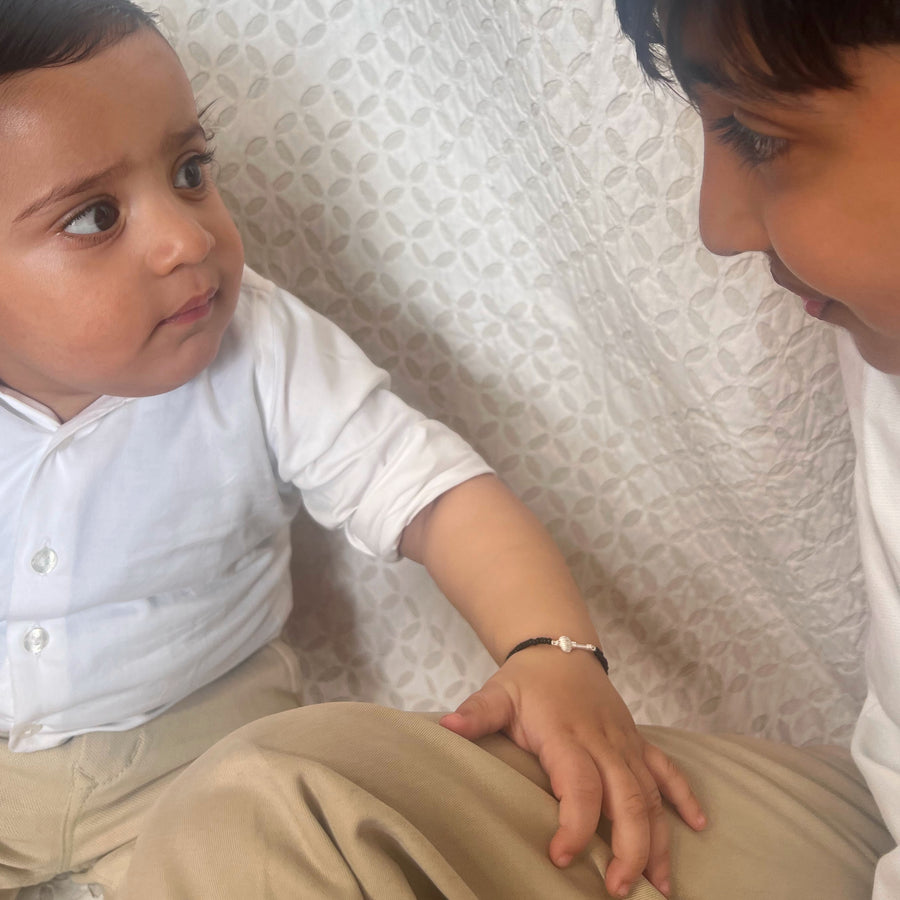 KIDS - (Pair) Bal Hanuman 92.5 Silver Bracelets