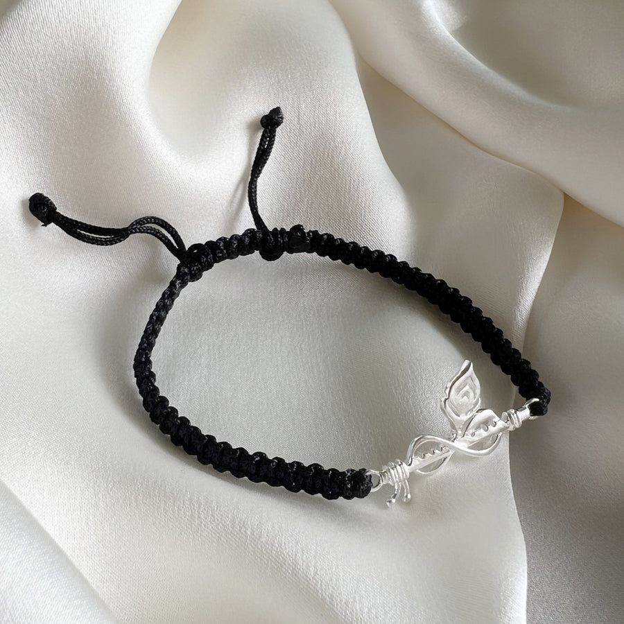 PREORDER - MEN - Forever Thakurji Love 92.5 Silver Bracelet