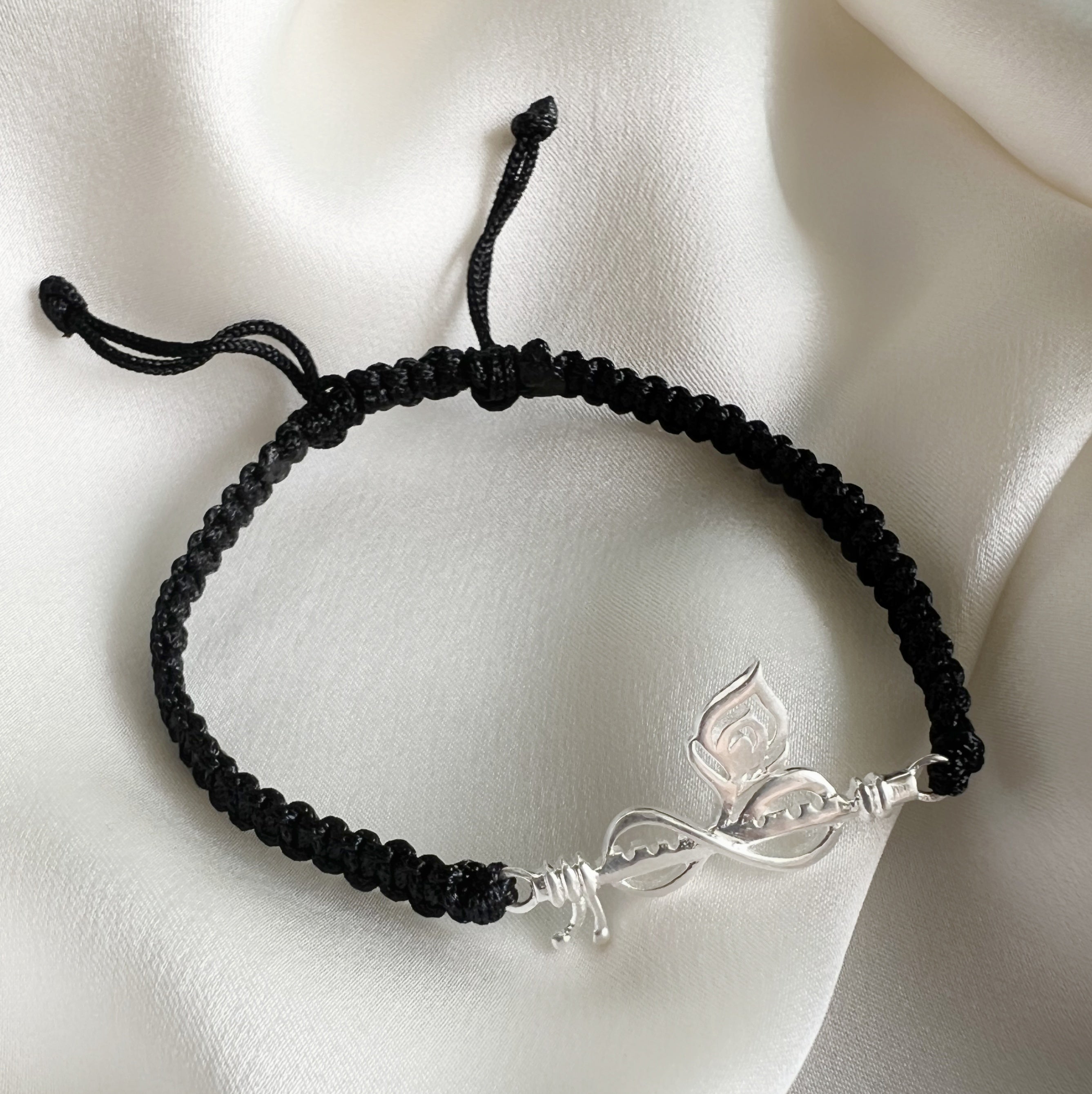 PREORDER - MEN - Forever Thakurji Love 92.5 Silver Bracelet