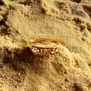 Swasthya (Health) 92.5 Silver Shakti Ring (with 22k Gold-plating)