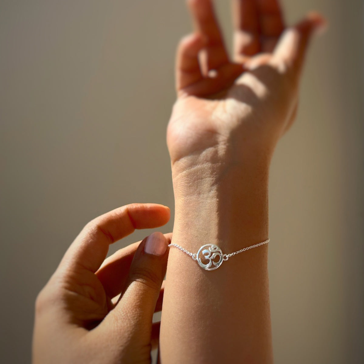 WOMEN - OM Chain 92.5 Silver Bracelet