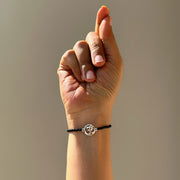 WOMEN- OM 92.5 Silver with Black Onyx beads Bracelet