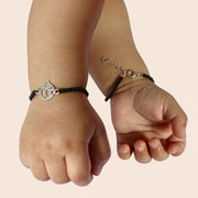 KIDS - (Pair) Ek Onkar Kids 92.5 Silver Bracelets