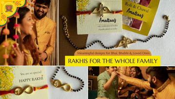 Family Pack - 22k Gold Plated Rakhi Sets