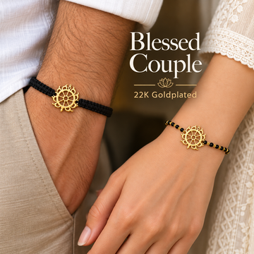 Blessed Couple 22K Goldplated