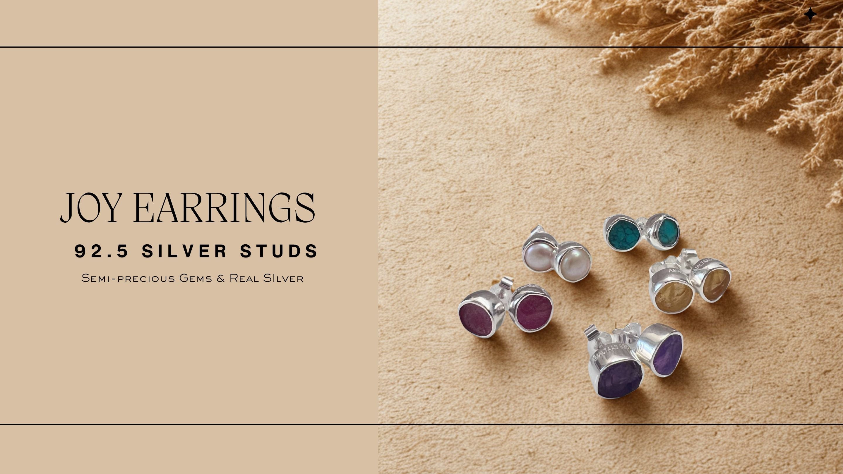 92.5 Silver Joy Earrings