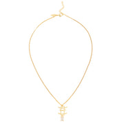 Torii White Crystal Necklace