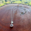 My Heart Necklace - With Rose-quartz 92.5 Silver