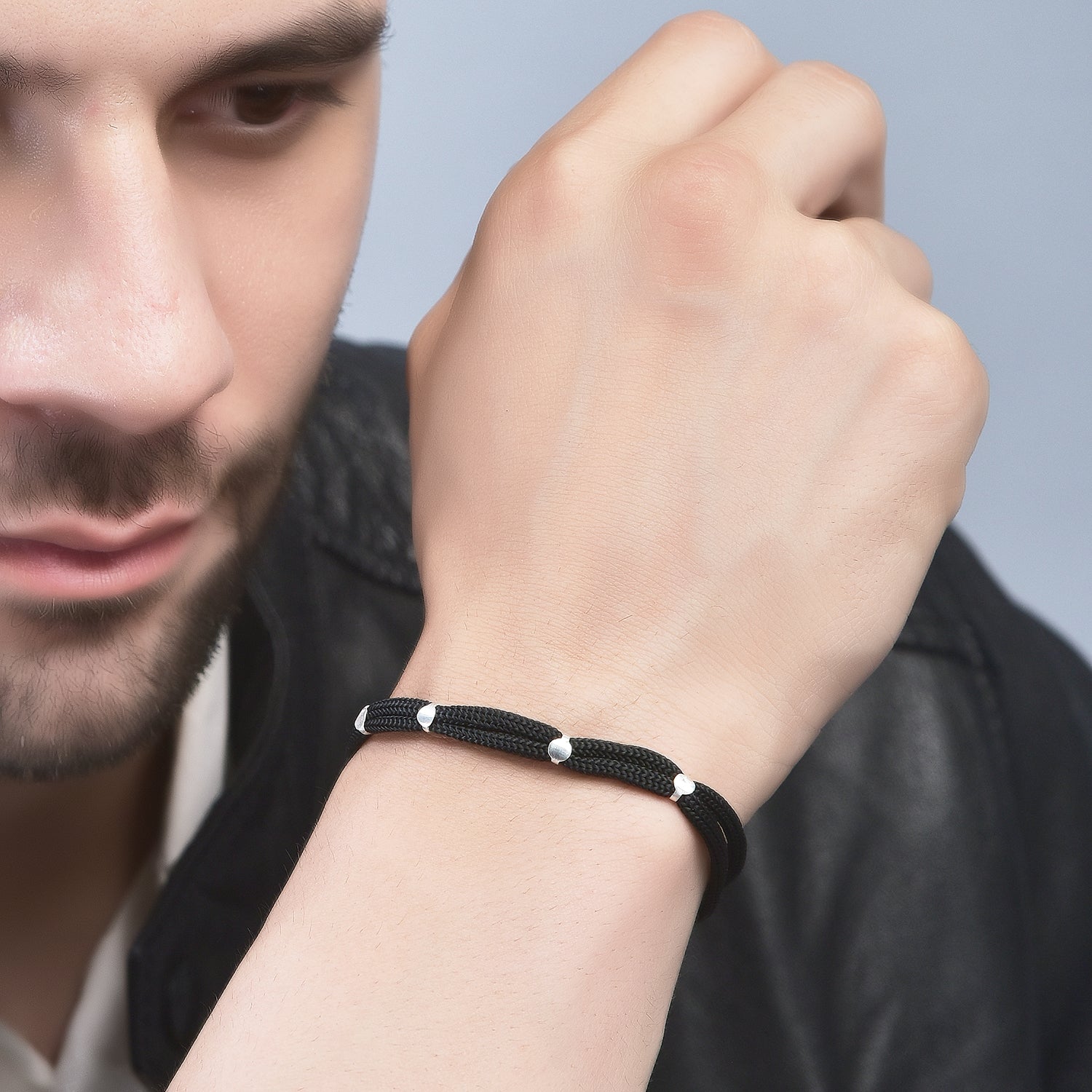 MEN - For You 92.5 Silver Reversible Bracelet