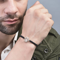 Mahadev's Trishul Gaze 92.5 Silver Bracelet