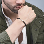 PREORDER -MEN - Vayuputra Gada 92.5 Silver Bracelet