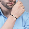 Men - Thakur Ji Bansuri 92.5 Silver Bracelet