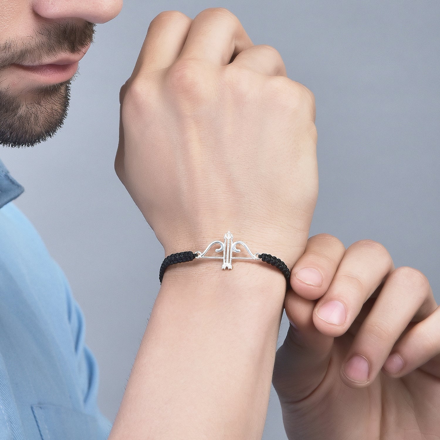 Men - Shyam Ji's Blessing 92.5 Silver Bracelet