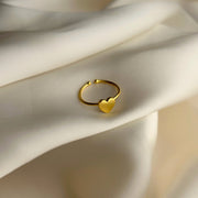 My Heart Ring -  92.5 Silver with 22k Gold Plating