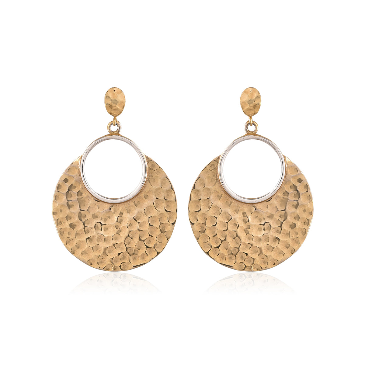 Golden Cobbled Lane Earring