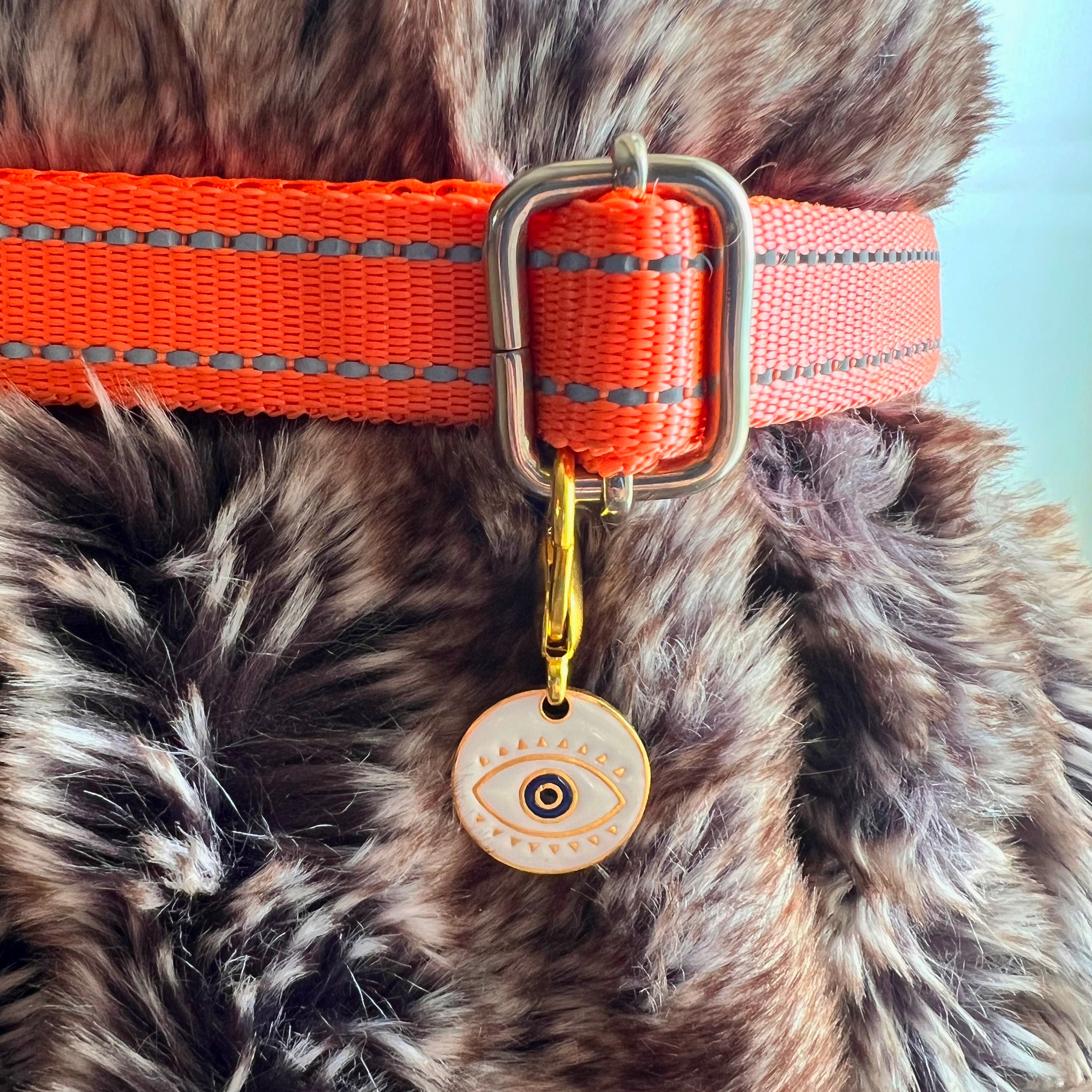 Pet Protection EvilEye - White Medallion