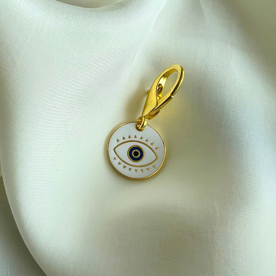Pet Protection EvilEye - White Medallion