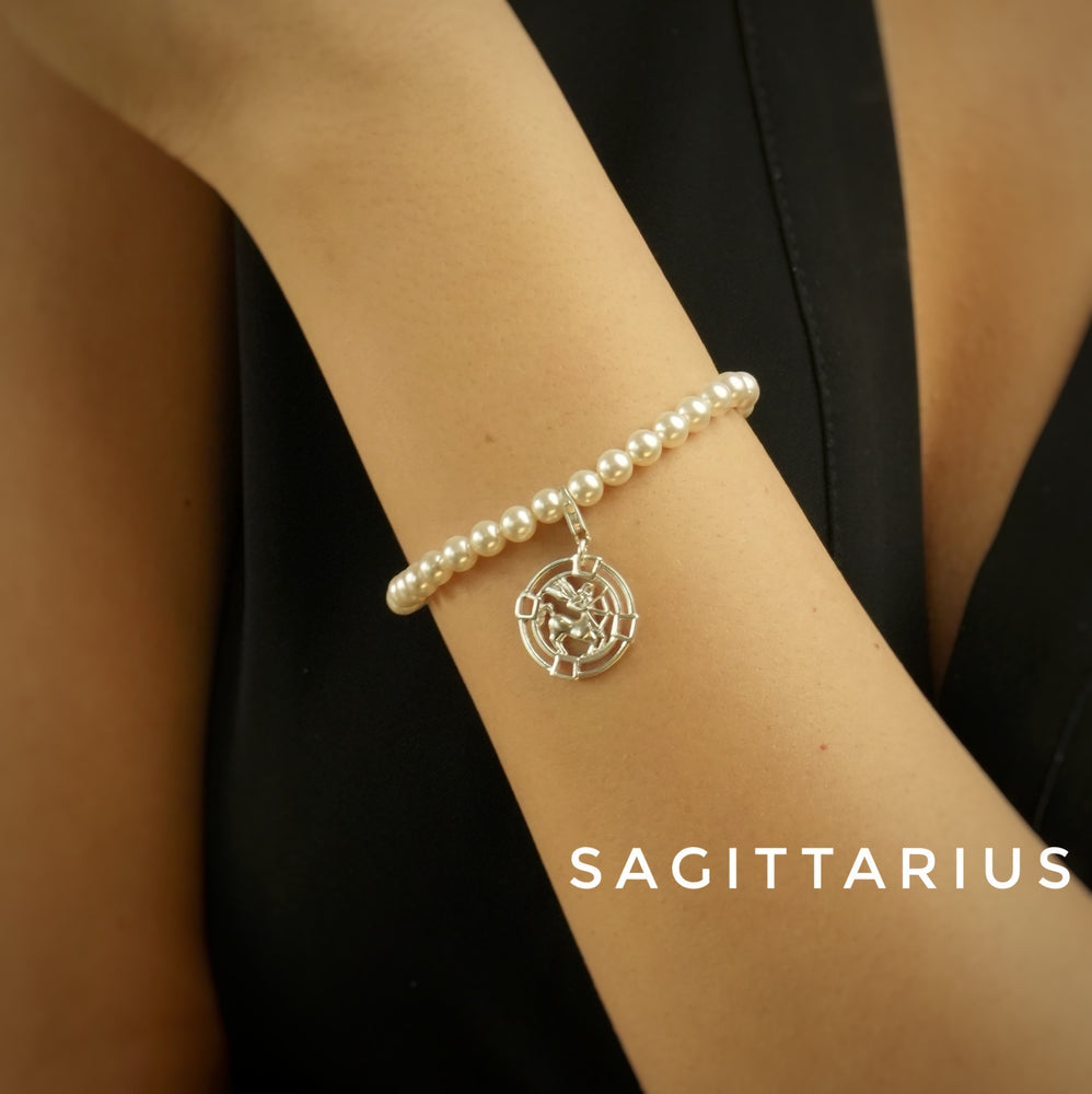 Zodiac Collection - Silver Sagittarius Bracelet (Nov 22 - Dec 21) | Kinsley  Armelle® Official