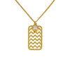 Freshwater Pearl Chevron Chic Necklace