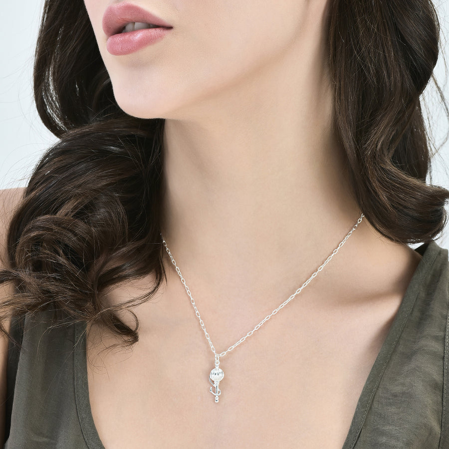 PENDANT- Vayuputra Gadda 92.5 Silver