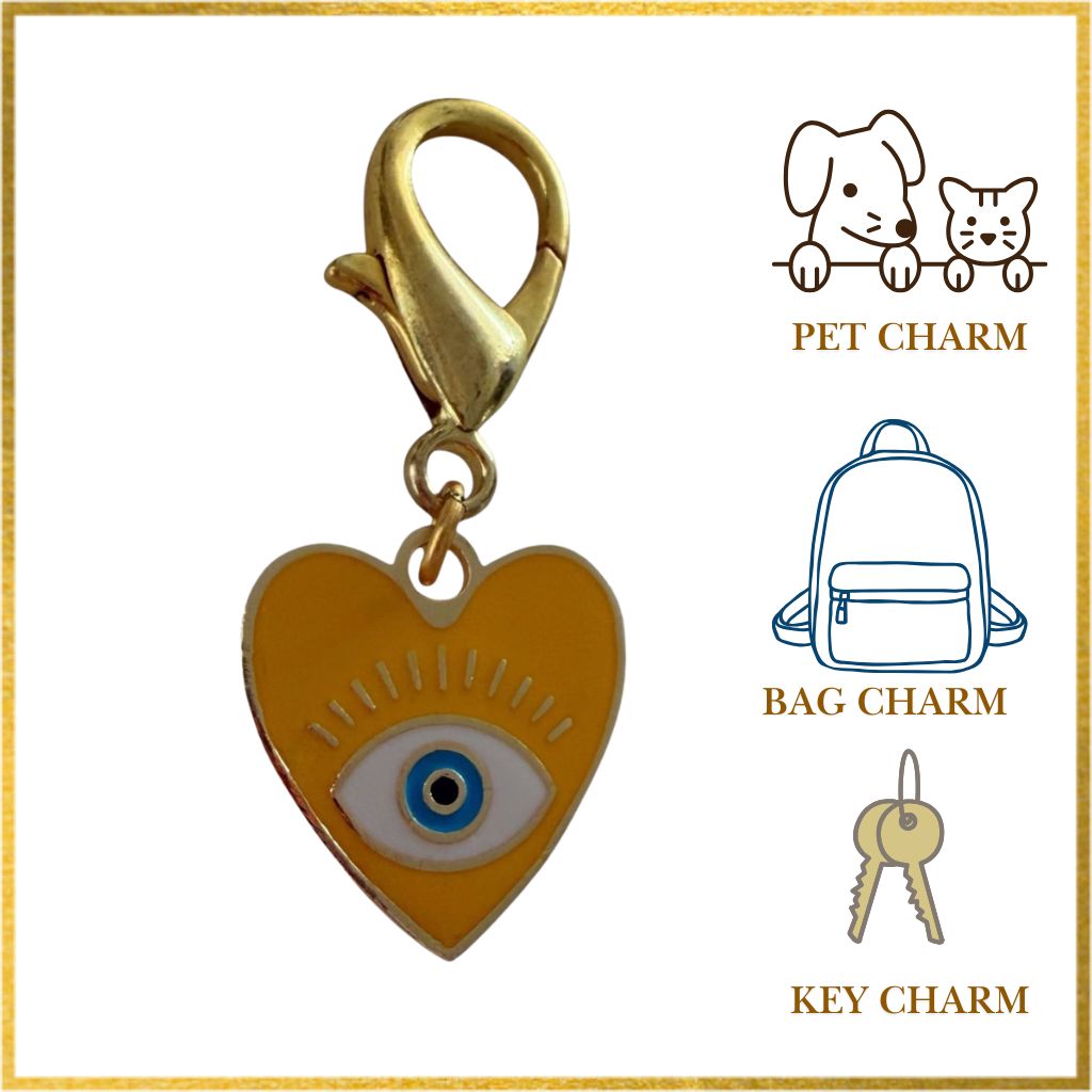 Yellow Heart Charm