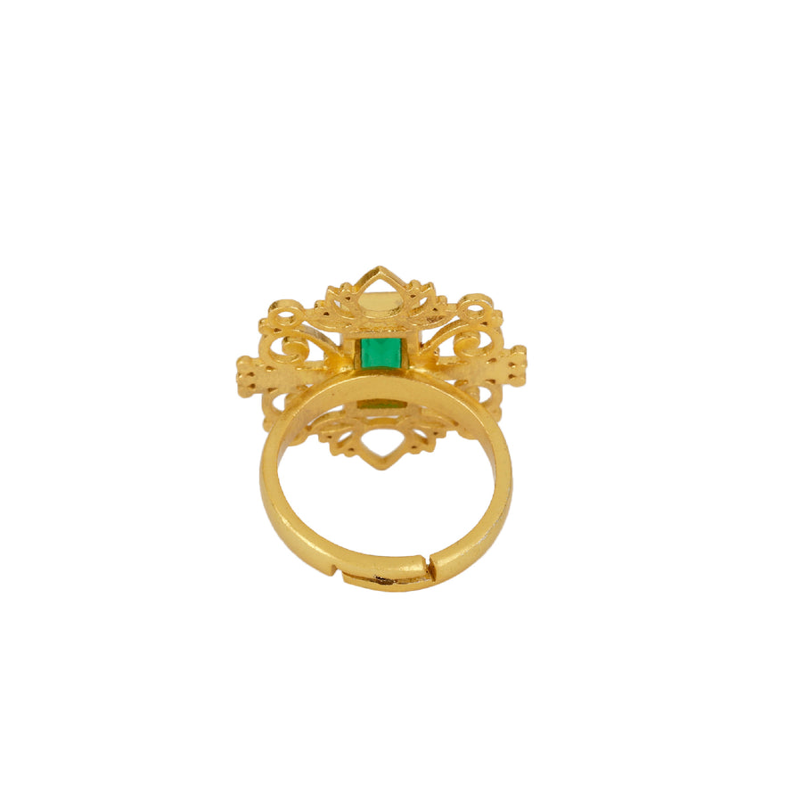 Shagun Green Ring
