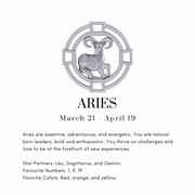 Aries Silver 92.5 Chain Bracelet