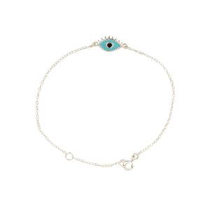 WOMEN - Mahadev's 3rd Eye Enamel 92.5 Silver Bracelet