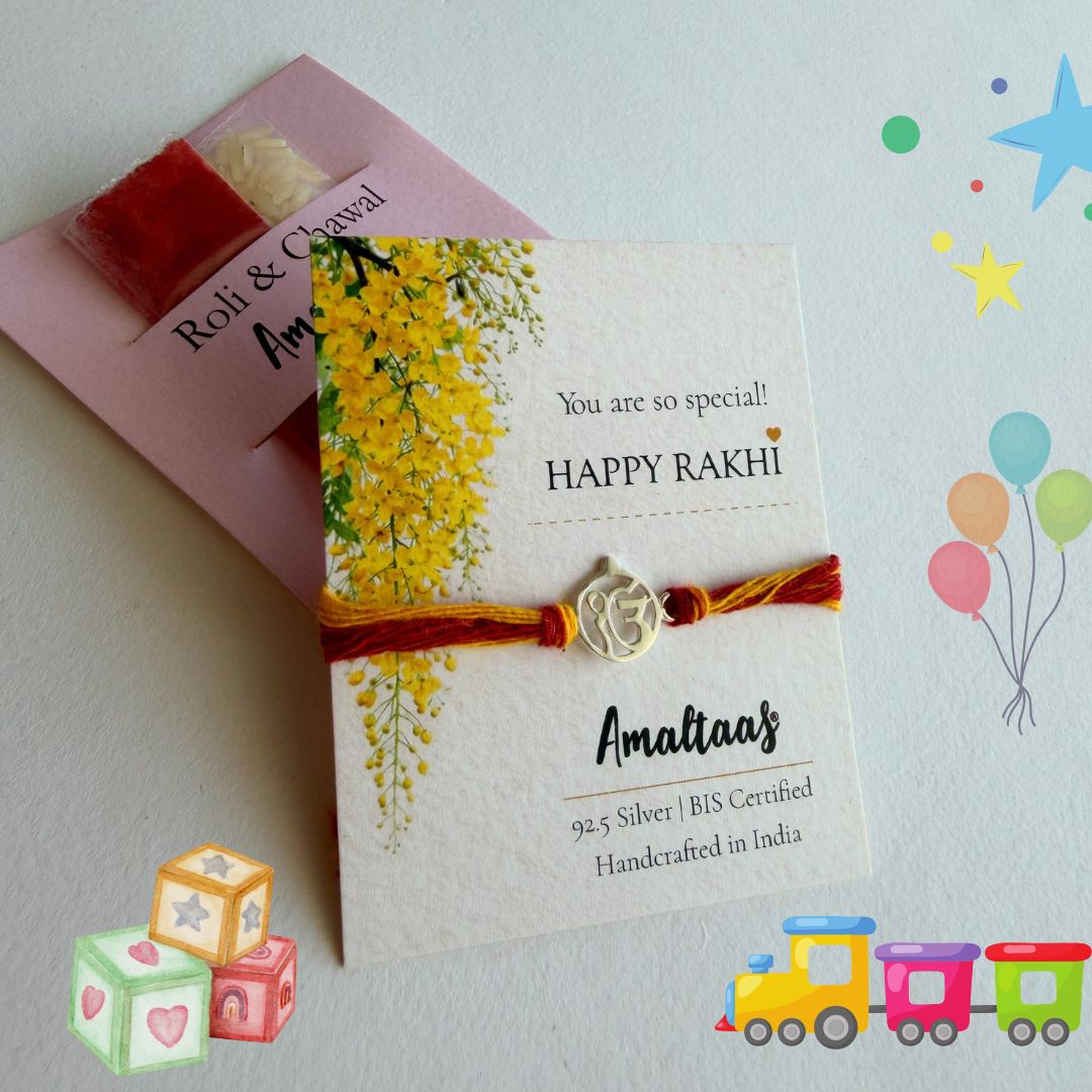 KIDS RAKHI - EK Onkar 92.5 Silver Rakhi