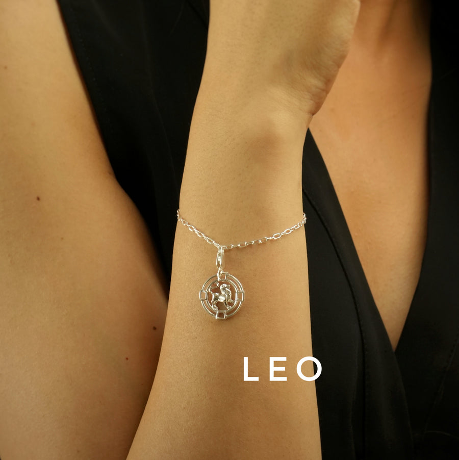 Woman Chain Bracelet - ALL Zodiac Sun-Sign in 92.5 Silver PLUS Free Thread Bracelet