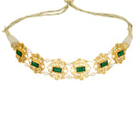 Shagun Choker Green Necklace