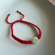 EvilEye Nazar Guardian Bracelet - Blessed 22k Gold-plated