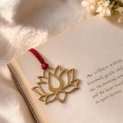 Lotus Charm Bookmark