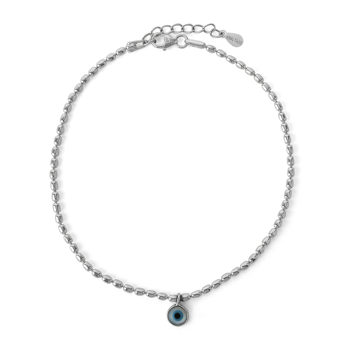 ANKLET- Classic EvilEye Nazar Anklet in 92.5 Silver