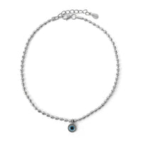 ANKLET- Classic EvilEye Nazar Anklet in 92.5 Silver