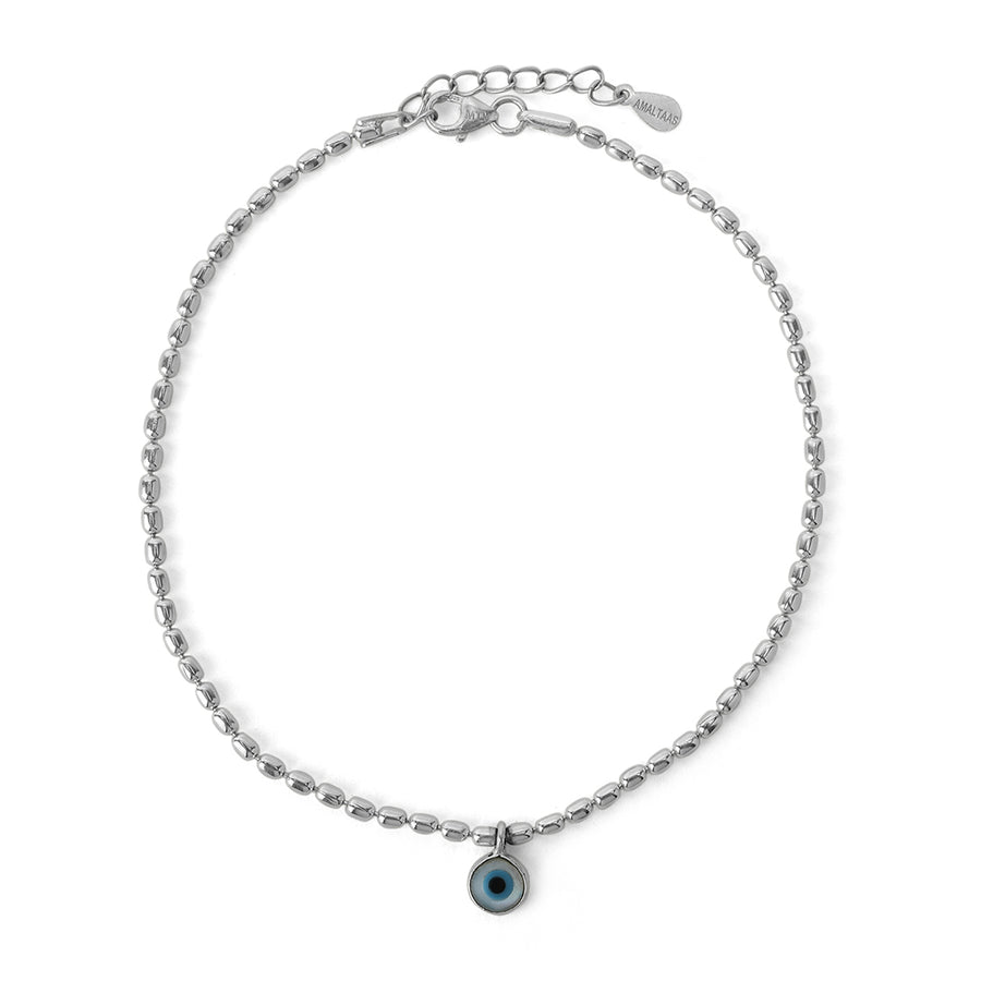 Classic EvilEye Nazar Magic Anklet in 92.5 Silver